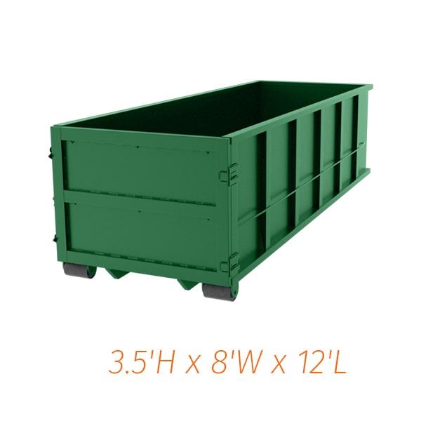 10 yard dumpsters can be used to dispose of various types of waste, including construction debris, household items, and more